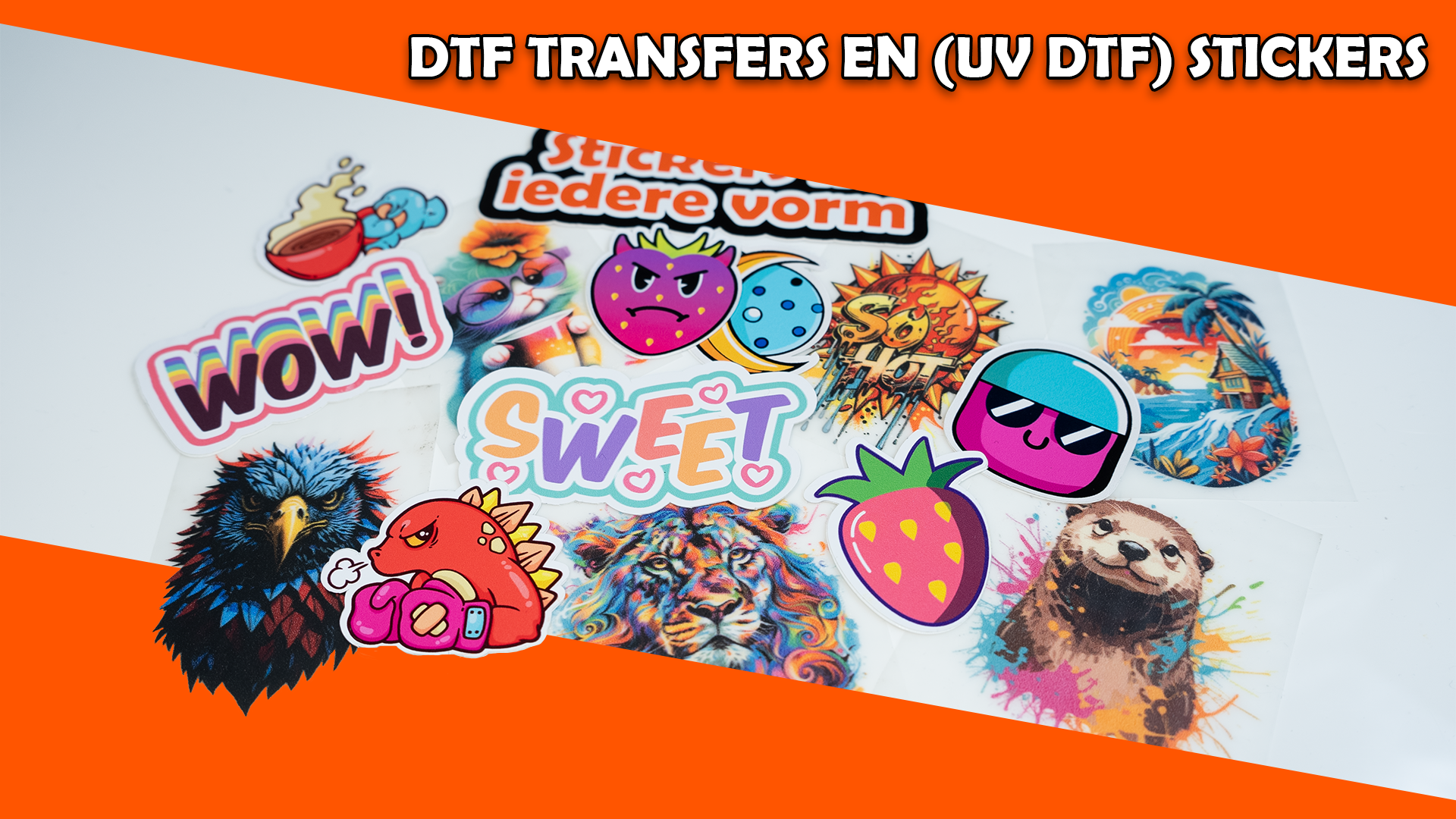 Transferts DTF et autocollants (DTF UV)