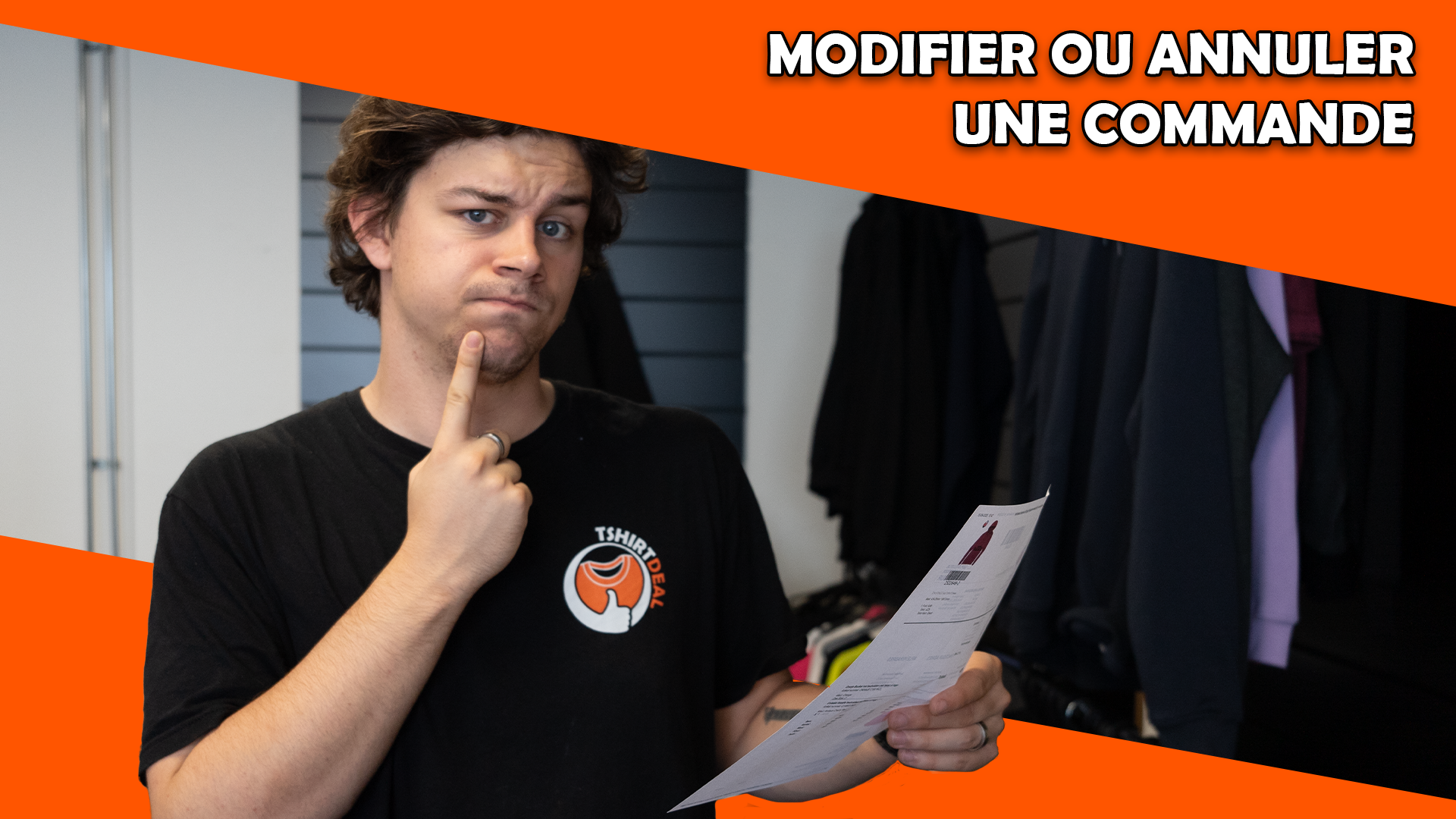 Modifier ou annuler une commande