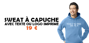Sweat à capuche personnalisé