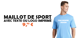T-shirt de sport personnalisé