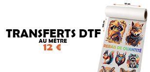 Commander des transferts DTF au mètre