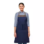 Schort met kunstleder ontwerpen en bedrukken